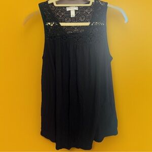 Liz Lange for Target Black Lace Tank Top - Bundle Me!